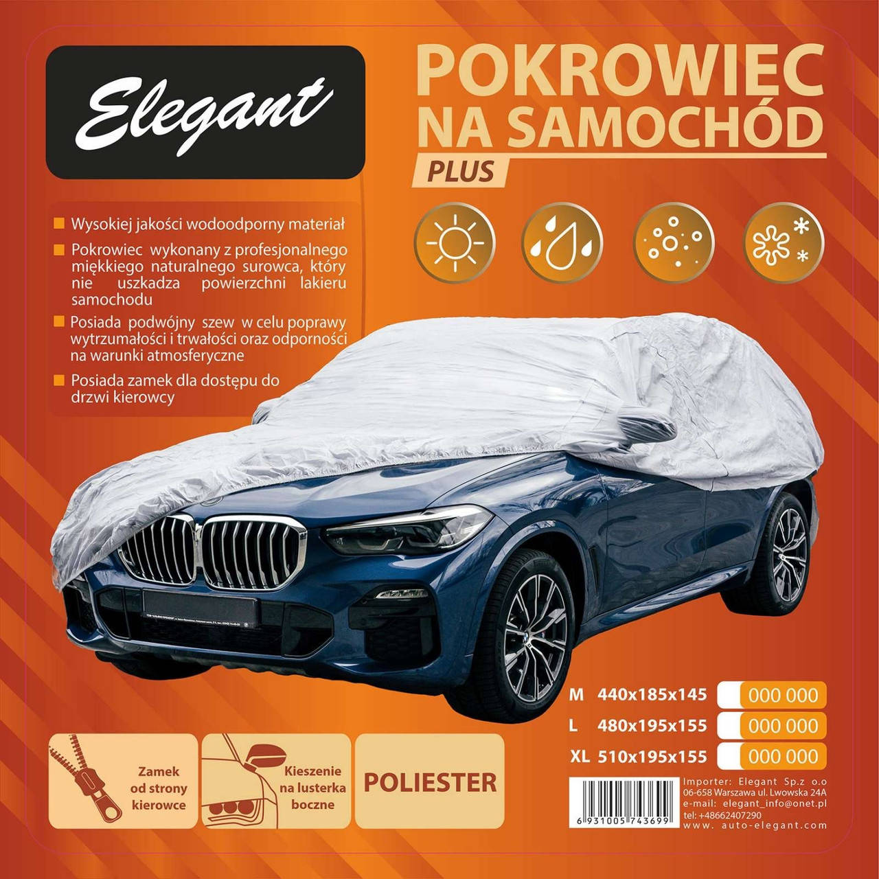 Автомобильный тент (чехол) для джипа/минивена на основе XL "ELEGANT" 100263 (510x195x155) карманы + молния, Серый
Автомобильный тент (чехол) для джипа/минивена на основе XL "ELEGANT" 100263 (510x195x155) карманы + молния, Серый