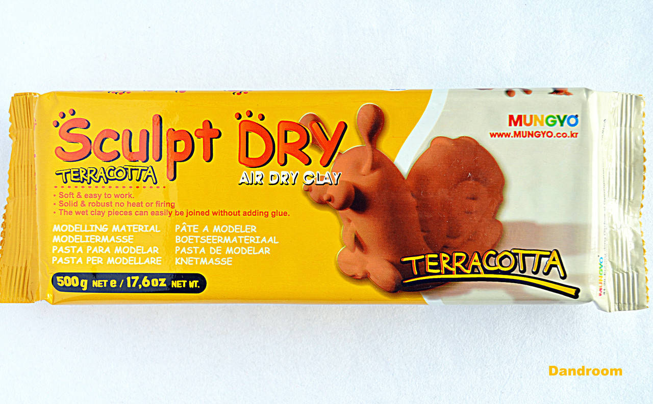 Масса для моделирования, терракотовая, самозастывающая, 500 г., ''Sculpt Dry'', MUNGYO, Терракота
Масса для моделирования, терракотовая, самозастывающая, 500 г., ''Sculpt Dry'', MUNGYO, Терракота