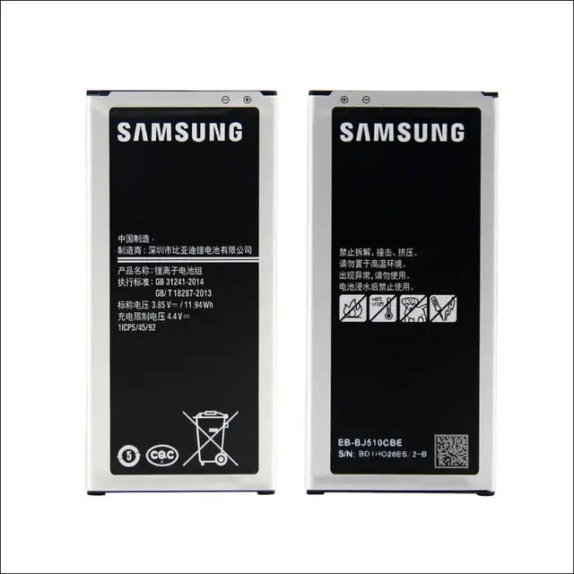 Аккумуляторная батарея EB-BJ510CBC для мобильного телефона Samsung J510F, J510FN, J510G, J510 Galaxy j5 2016
Аккумуляторная батарея EB-BJ510CBC для мобильного телефона Samsung J510F, J510FN, J510G, J510 Galaxy j5 2016