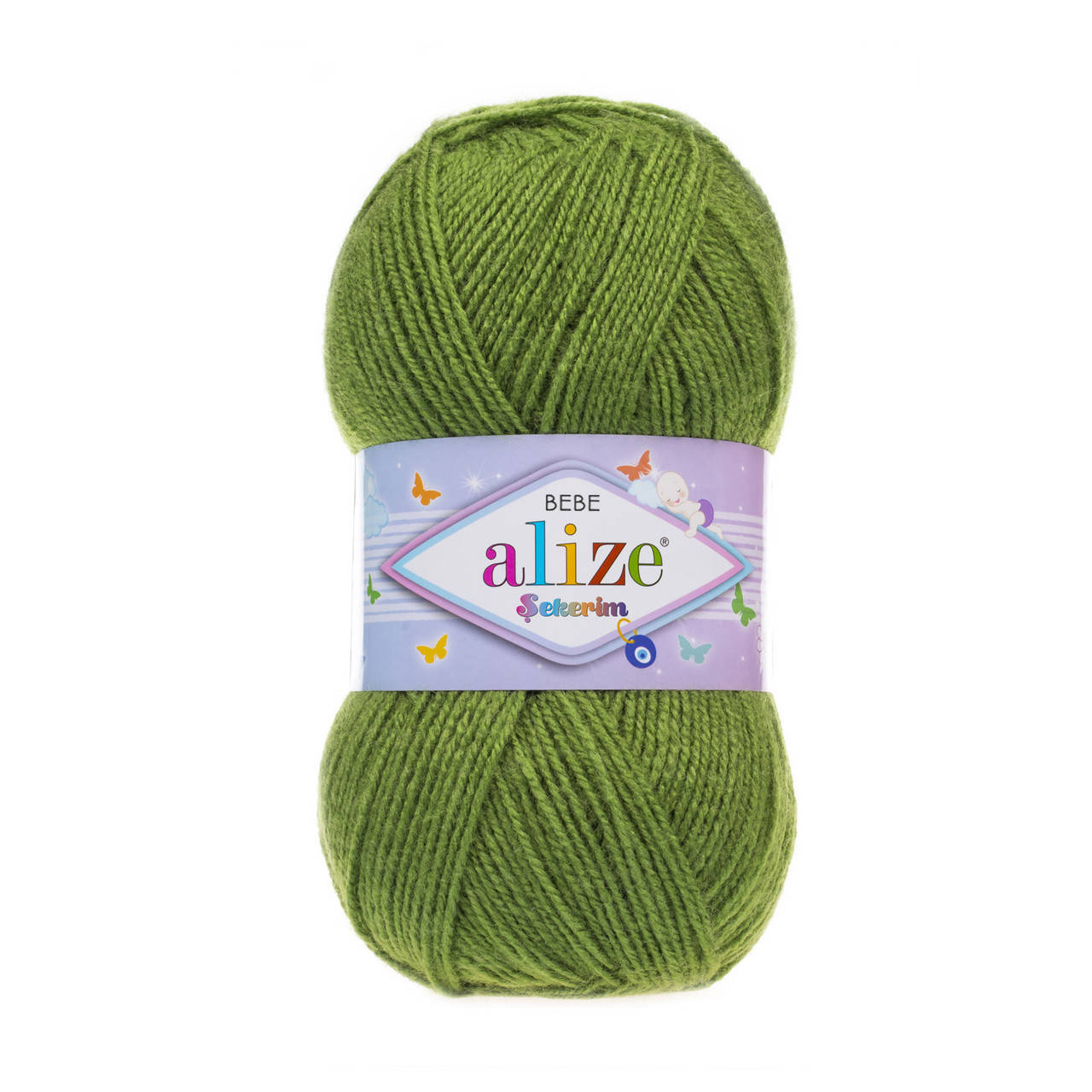 Alize Sekerim Bebe (Ализе Секерим Беби) № 210 зеленый (Акриловая пряжа, нитки для вязания), Зелёный
Alize Sekerim Bebe (Ализе Секерим Беби) № 210 зеленый (Акриловая пряжа, нитки для вязания), Зелёный