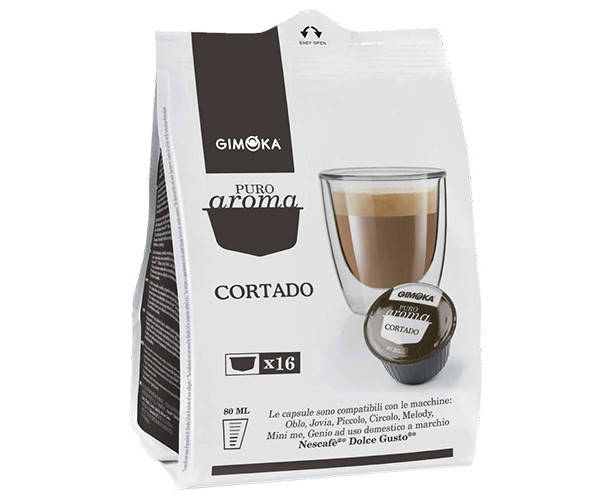 Кофе в капсулах Gimoka Dolce Gusto Cortado - 16 шт 
Кофе в капсулах Gimoka Dolce Gusto Cortado - 16 шт