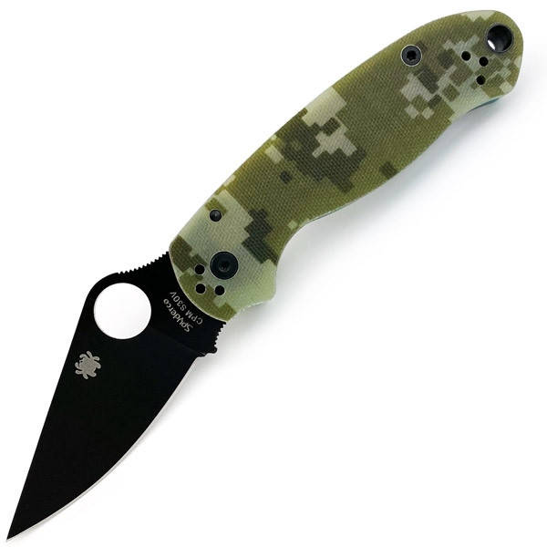 Нож Spyderco Para 3 C223 G10 Камуфляж з чорним клинком
Нож Spyderco Para 3 C223 G10 Камуфляж з чорним клинком