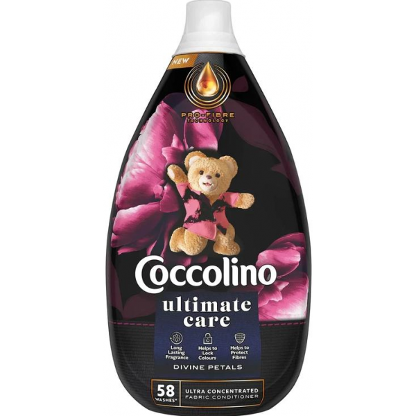 Супер концентрированный ополаскиватель для белья Coccolino Ultimate Care Divine Petals, 870 мл (58 стирок)
Супер концентрированный ополаскиватель для белья Coccolino Ultimate Care Divine Petals, 870 мл (58 стирок)