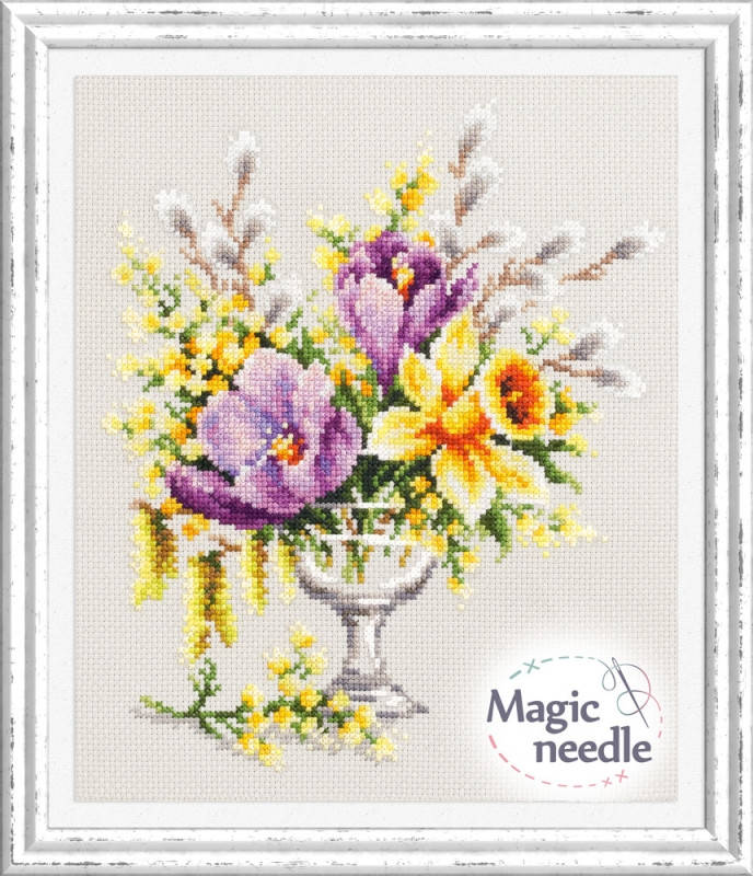 Набор для вышивания Чудесная игла "Весенний букетик"
Набор для вышивания Чудесная игла "Весенний букетик"