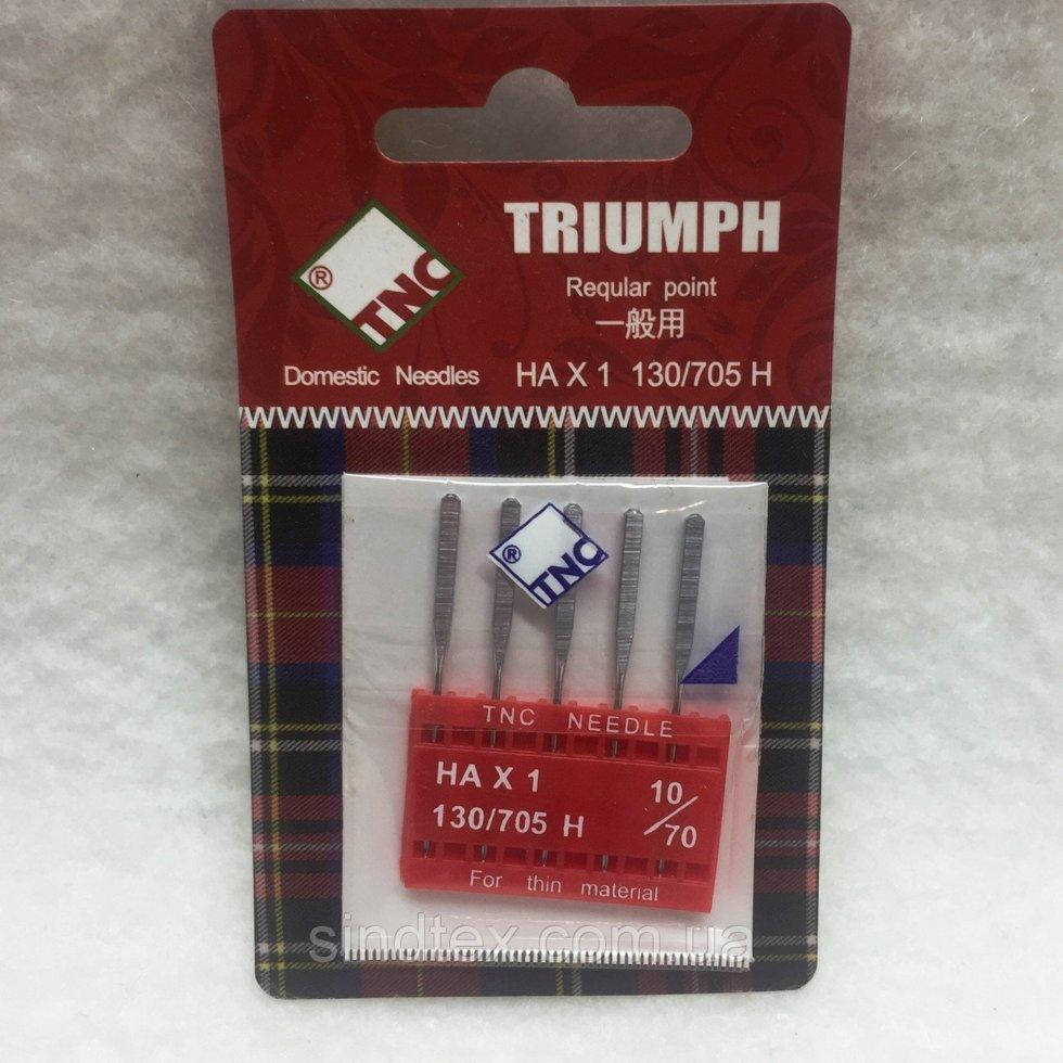 Иглы для бытовых швейных машин TRIUMPH New 130/705H Универсальные №70 (уп.5шт) (ВЕЛЛ-021)
Иглы для бытовых швейных машин TRIUMPH New 130/705H Универсальные №70 (уп.5шт) (ВЕЛЛ-021)