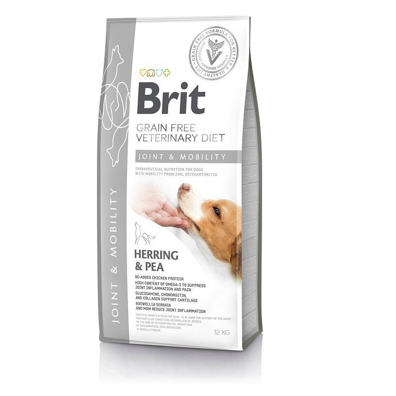 Brit Veterinary Diet Dog Grain free Mobility 2кг - беззерновая диета при заболеваниях суставов
Brit Veterinary Diet Dog Grain free Mobility 2кг - беззерновая диета при заболеваниях суставов