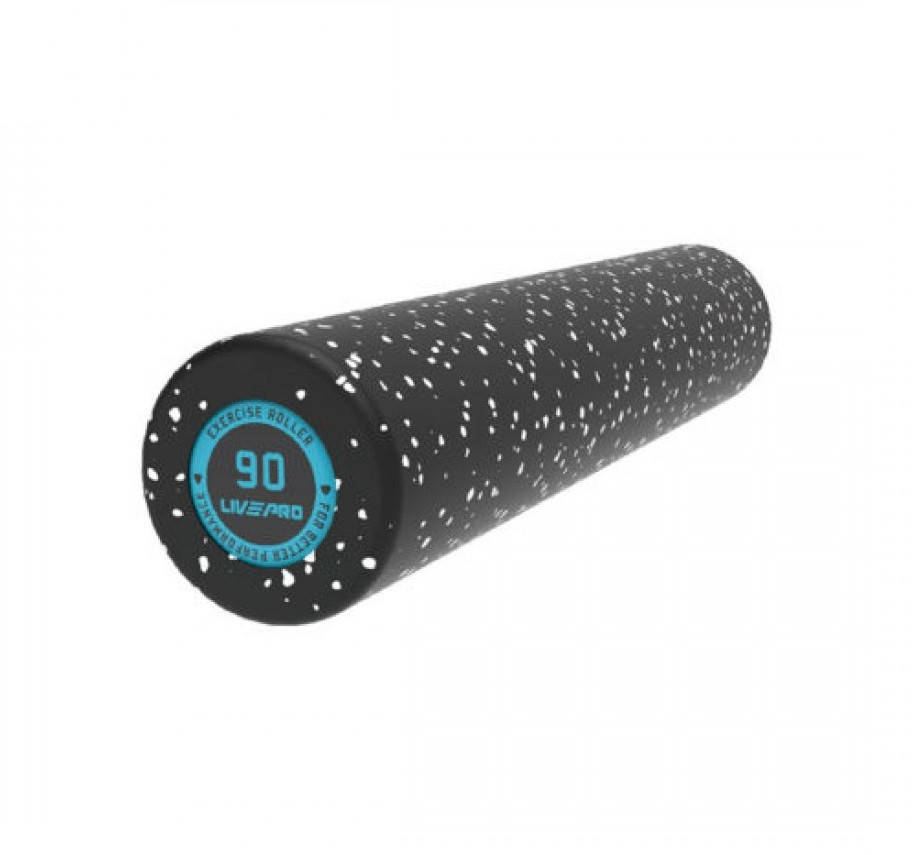 Массажный ролик LivePro EPP Foam Roller 90x15 см (LP8238) Black