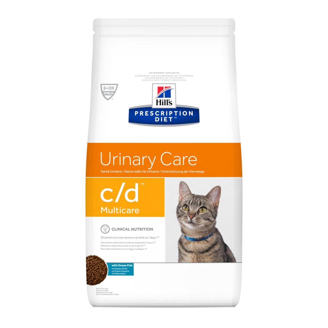 Hills PD Feline c/d Multicare с рыбой (Хиллс ПД Филайн ц/д Мультикеа) для котов для мочевыводящих путей
Hills PD Feline c/d Multicare с рыбой (Хиллс ПД Филайн ц/д Мультикеа) для котов для мочевыводящих путей