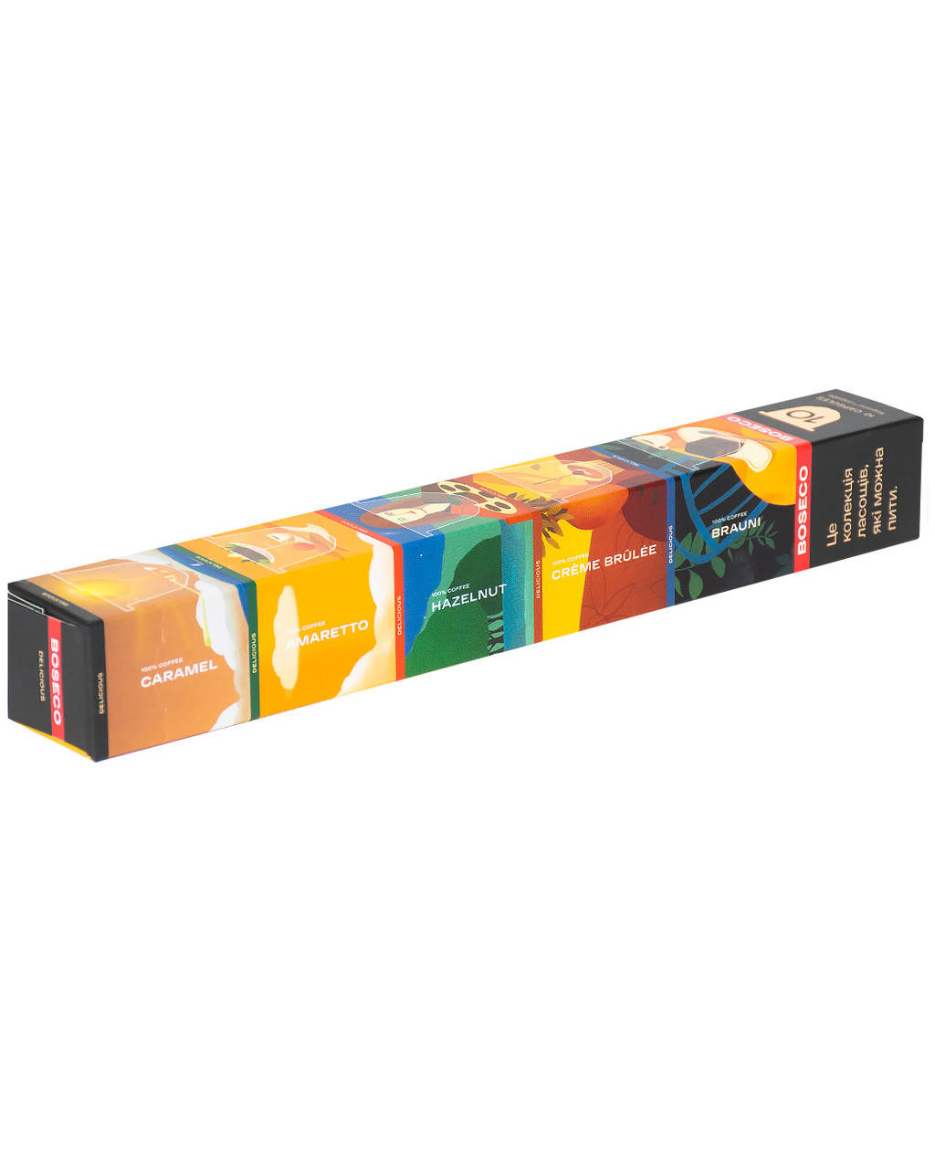 Кофе в капсулах Boseco Nespresso Дегустационный набор №1 ароматизированный (10 шт.) Бельгия
Кофе в капсулах Boseco Nespresso Дегустационный набор №1 ароматизированный (10 шт.) Бельгия