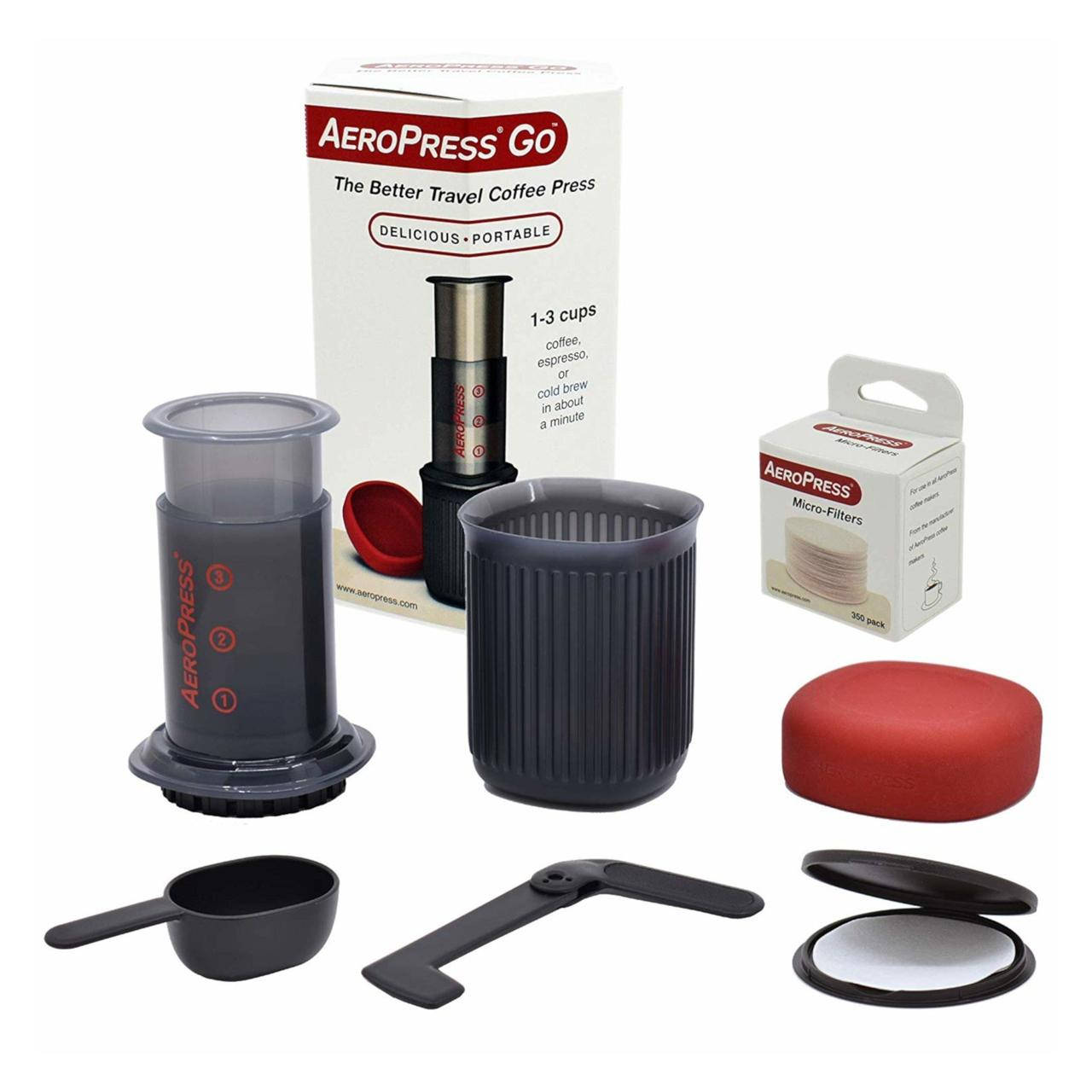 Аэропресс AeroPress Go, Inc., Aeropress ® Go оригинальный (ручная кофеварка аэропресс, заварник для кофе)
Аэропресс AeroPress Go, Inc., Aeropress ® Go оригинальный (ручная кофеварка аэропресс, заварник для кофе)