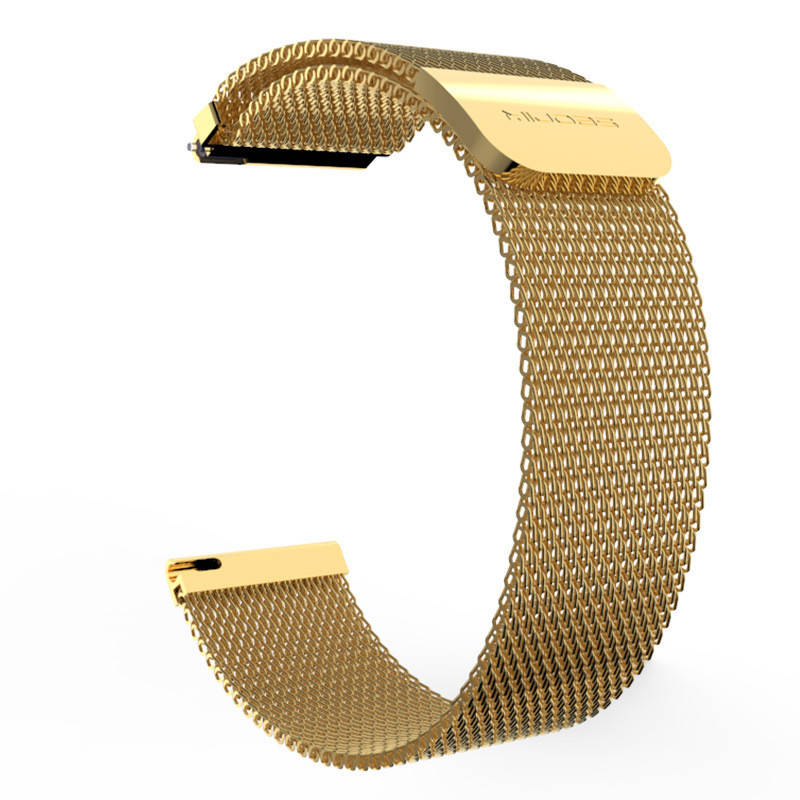 Amazfit Bip / GTS / GTR 42. Металевий магнітний ремінець міланська петля MiJobs, ширина 20 мм. Жовте золото
Amazfit Bip / GTS / GTR 42. Металевий магнітний ремінець міланська петля MiJobs, ширина 20 мм. Жовте золото