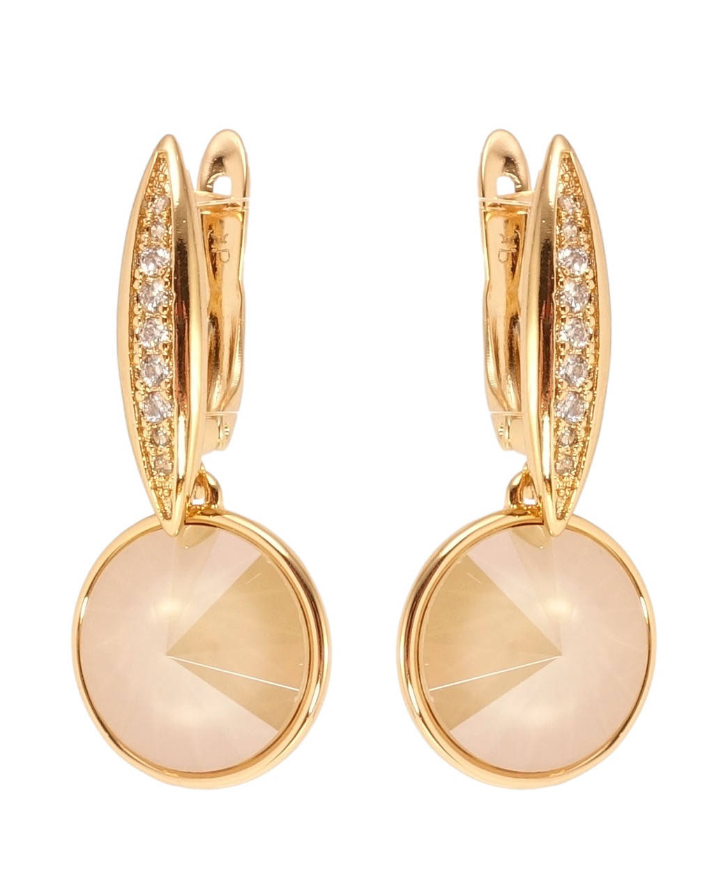 Серьги Xuping Позолота 18K с кр-ми Swarovski подвески английский замок "Кристаллы Sand Opal"
Серьги Xuping Позолота 18K с кр-ми Swarovski подвески английский замок "Кристаллы Sand Opal"