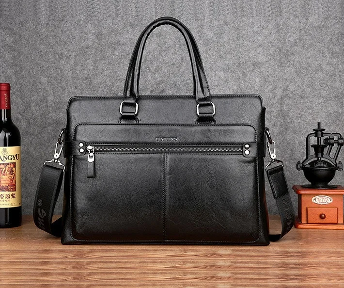 Мужской кожаный черный коричневый деловой портфель сумка для документов ноутбука планшета для А4, Разные цвета
Мужской кожаный черный коричневый деловой портфель сумка для документов ноутбука планшета для А4, Разные цвета