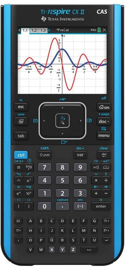 Калькулятор цветных графиков Texas Instruments TI-Nspire CX II CAS с программным обеспечением для (PC/Mac)
Калькулятор цветных графиков Texas Instruments TI-Nspire CX II CAS с программным обеспечением для (PC/Mac)