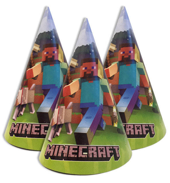Колпачки для детского Дня Рождения " Майнкрафт"
Колпачки для детского Дня Рождения " Майнкрафт"