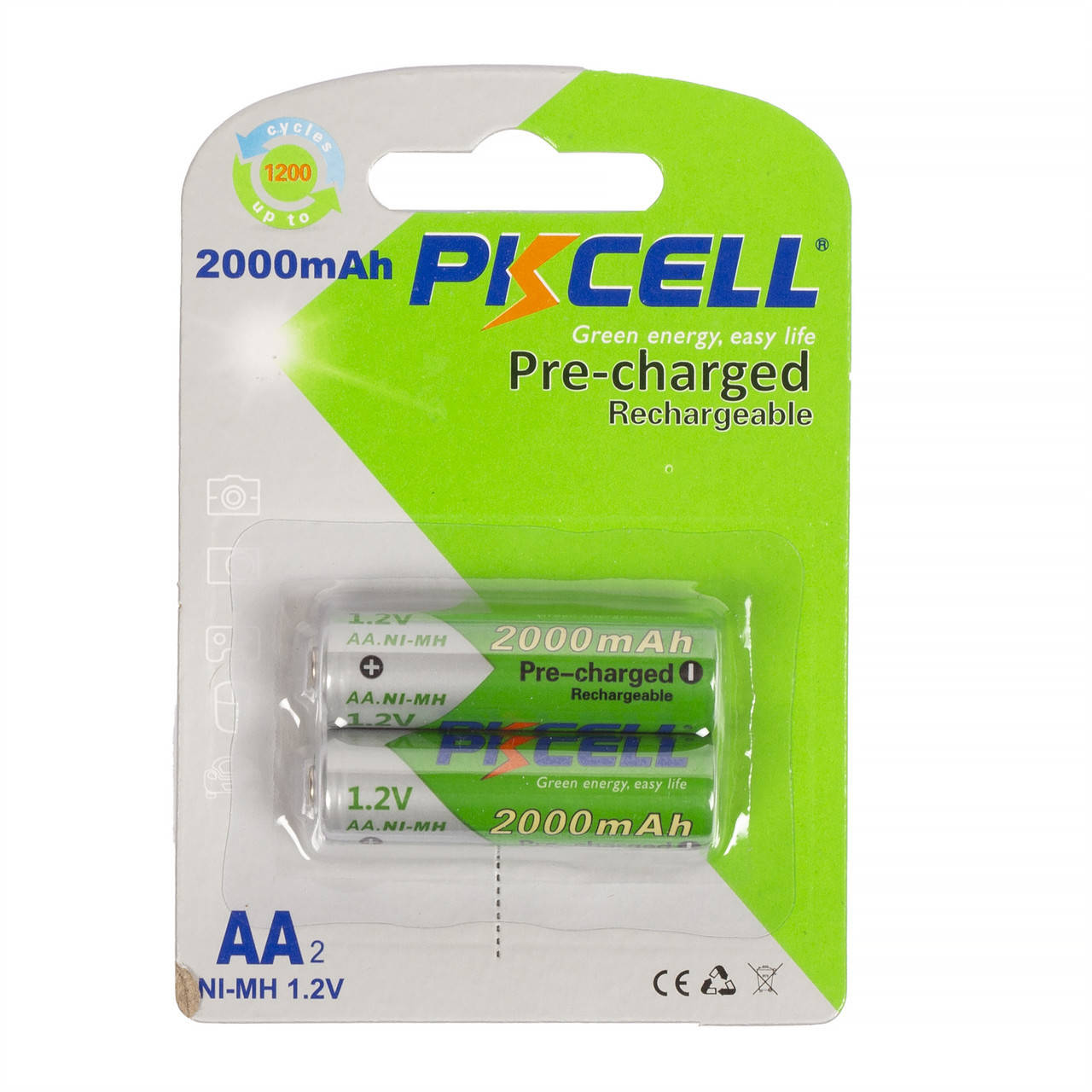 Аккумулятор PKCELL 1.2V AA 2000mAh NiMH Already Charged, 2 штуки в блистере цена за блистер
Аккумулятор PKCELL 1.2V AA 2000mAh NiMH Already Charged, 2 штуки в блистере цена за блистер