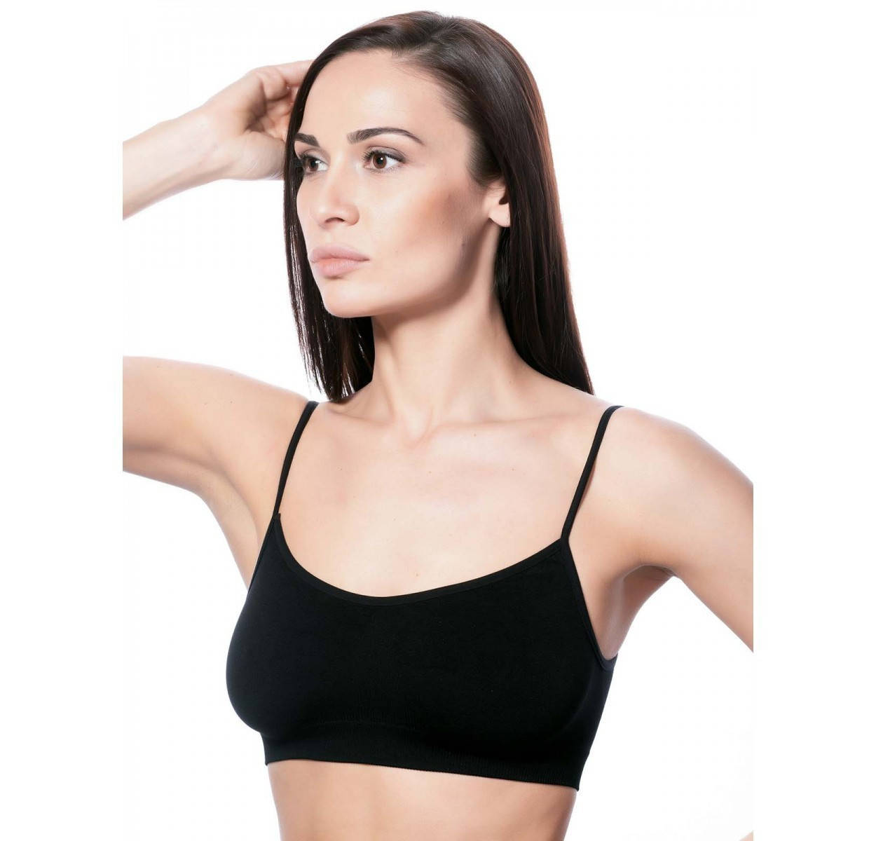 Tоп женский спортивный бесшовный стильный на тонких бретельках Giulia Brassiere Nero S/M Черный
Tоп женский спортивный бесшовный стильный на тонких бретельках Giulia Brassiere Nero S/M Черный