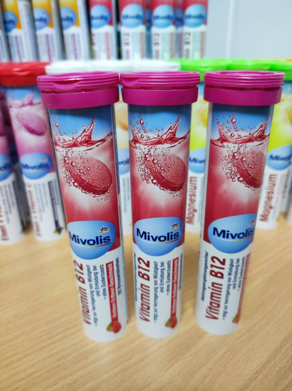 Mivolis шипучий витамин В12 20шт. Германия
Mivolis шипучий витамин В12 20шт. Германия