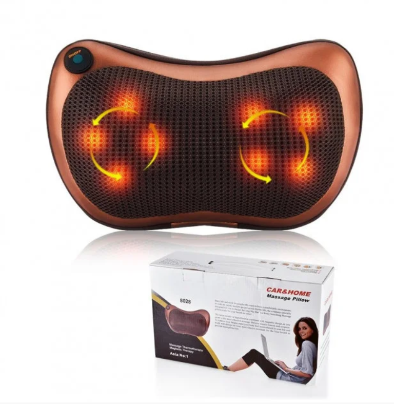 Массажная подушка 8 массажных роликов \ Масажна подушка 8 масажних роликів Massage Pillow, Коричневый
Массажная подушка 8 массажных роликов \ Масажна подушка 8 масажних роликів Massage Pillow, Коричневый