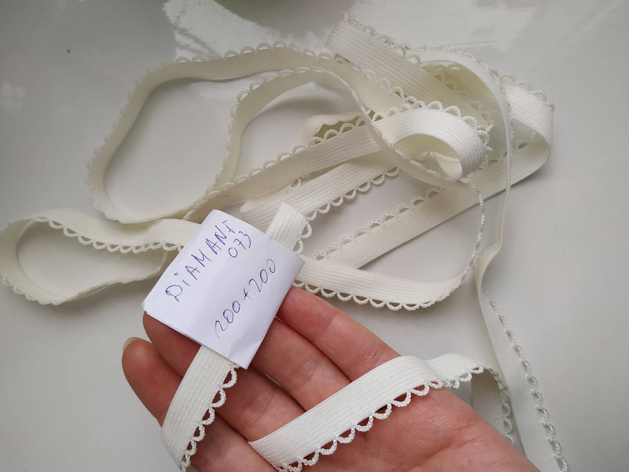 Резинка для шитья с ажурным краем швейная молочная
Резинка для шитья с ажурным краем швейная молочная