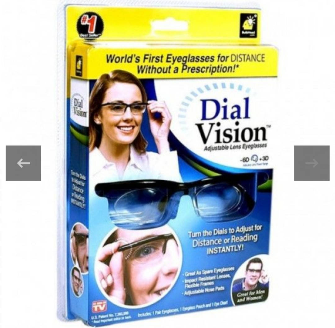 Регулируемые очки Dial Vision универсальные регулировка от от - 6 до +3 ударопрочные с регулировкой диоптрий, Черный
Регулируемые очки Dial Vision универсальные регулировка от от - 6 до +3 ударопрочные с регулировкой диоптрий, Черный