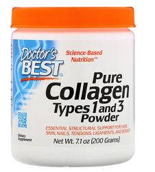 Doctor´s Best, Чистый коллаген типа 1 и 3 в порошке, 200 грамм
Doctor´s Best, Чистый коллаген типа 1 и 3 в порошке, 200 грамм