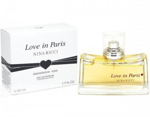Парфюмированная вода (тестер) Nina Ricci Love in Paris 50 мл
Парфюмированная вода (тестер) Nina Ricci Love in Paris 50 мл