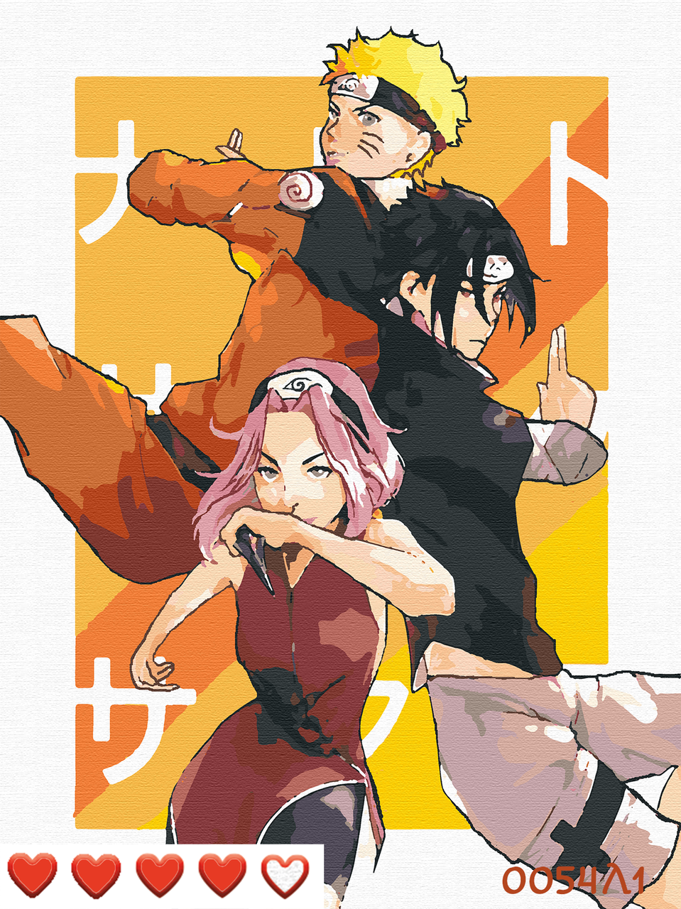 Картина по номерам Наруто, аниме, цветной холст, 40*50 см, без коробки Barvi
Картина по номерам Наруто, аниме, цветной холст, 40*50 см, без коробки Barvi