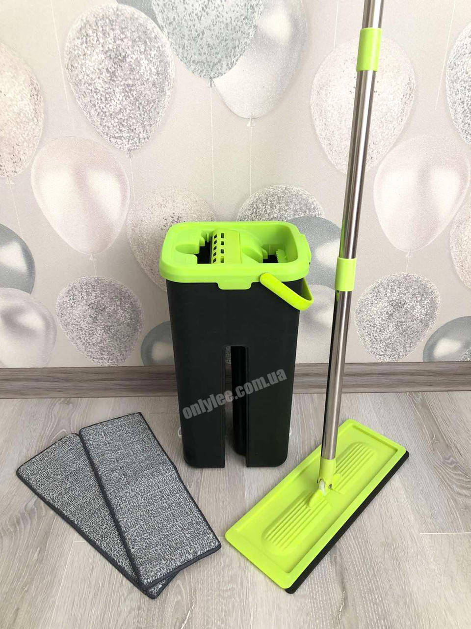 Комплект швабра с ведром Top Kitchen с автоматическим отжимом и складной ручкой (черно-салатовый), Черный
Комплект швабра с ведром Top Kitchen с автоматическим отжимом и складной ручкой (черно-салатовый), Черный