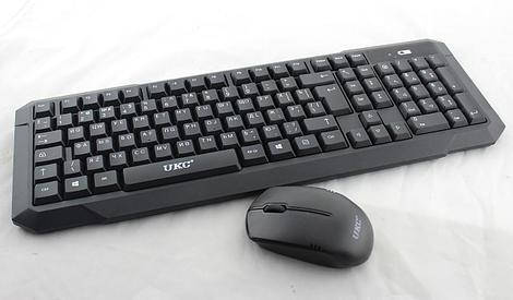 Профессиональная / игровая / беспроводная клавиатура для ПК + мышь Combo UKC K118 (HK118).
Профессиональная / игровая / беспроводная клавиатура для ПК + мышь Combo UKC K118 (HK118).