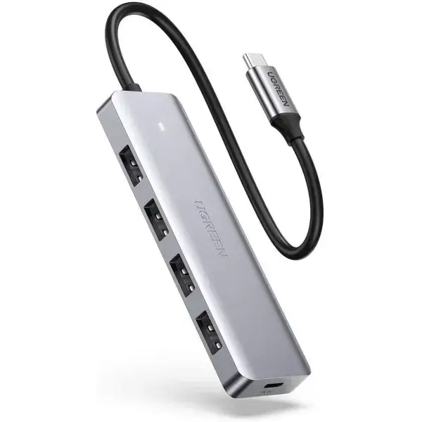 USB-хаб Ugreen USB Type-C to USB 3.0 hub портативный тонкий 4-портовый концентратор 15 см Black (CM2
USB-хаб Ugreen USB Type-C to USB 3.0 hub портативный тонкий 4-портовый концентратор 15 см Black (CM2