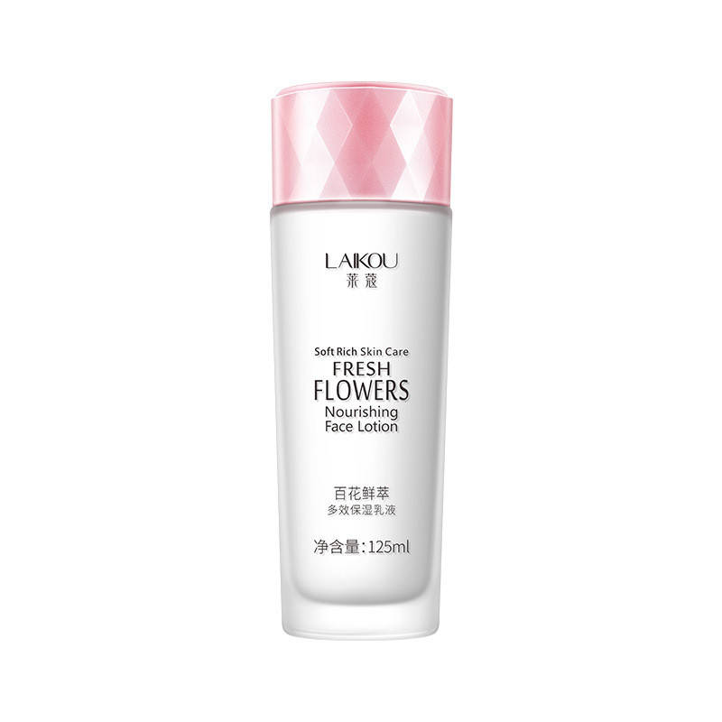 Лосьон для лица с экстрактами цветов Laikou Soft Rich Skin Care Fresh Flowers Nourish Face Lotion, 125мл
Лосьон для лица с экстрактами цветов Laikou Soft Rich Skin Care Fresh Flowers Nourish Face Lotion, 125мл