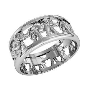 Кольцо женское серебряное Слоны
Кольцо женское серебряное Слоны