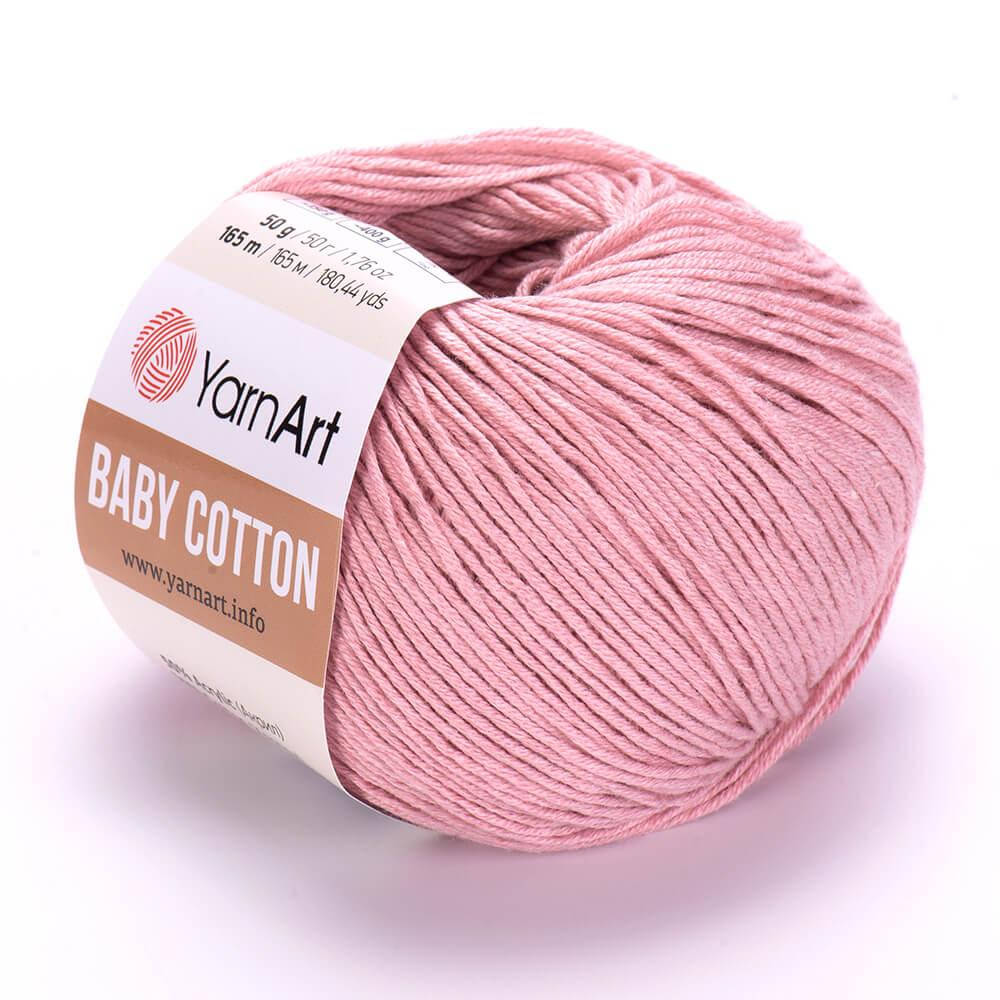 YarnArt Baby Cotton (Ярн Арт Беби Коттон) № 413 пудра (Пряжа коттон, нитки для вязания), Розовый
YarnArt Baby Cotton (Ярн Арт Беби Коттон) № 413 пудра (Пряжа коттон, нитки для вязания), Розовый