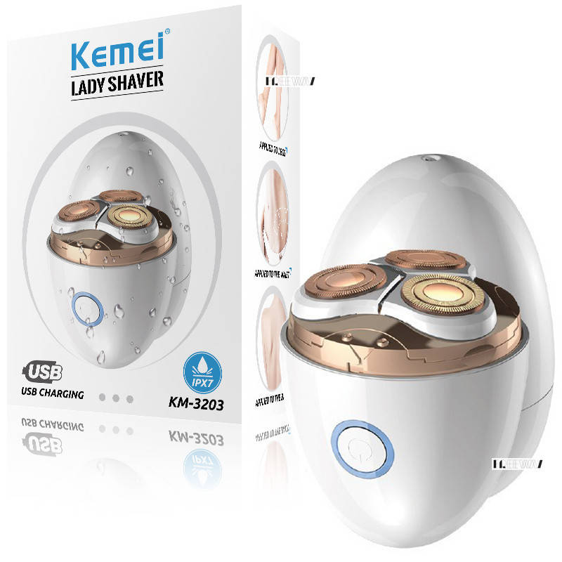 Электробритва женская электрическая для сухого и влажного бритья Kemei IPX7 USB Белая
Электробритва женская электрическая для сухого и влажного бритья Kemei IPX7 USB Белая