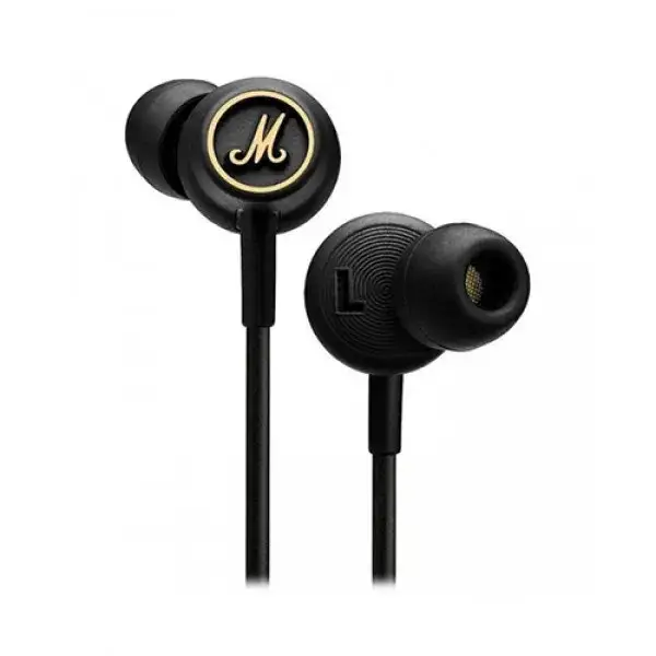 Проводные наушники Marshall Mode EQ Black вакуумные с микрофоном, Черный 
Проводные наушники Marshall Mode EQ Black вакуумные с микрофоном, Черный