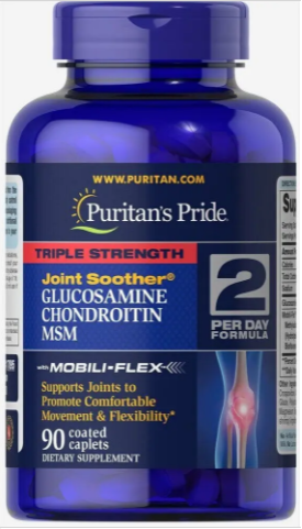 Глюкозамин хондроитин и МСМ, Triple Strength Glucosamine, Chondroitin MSM, Puritan's Pride, 180 капсул
Глюкозамин хондроитин и МСМ, Triple Strength Glucosamine, Chondroitin MSM, Puritan's Pride, 180 капсул