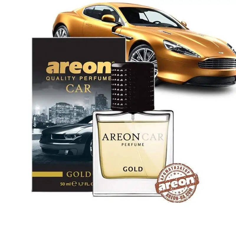 Ароматизатор Areon (Освежитель воздуха в машину) "Car Perfume" - спрей в стекле 50мл_Gold
Ароматизатор Areon (Освежитель воздуха в машину) "Car Perfume" - спрей в стекле 50мл_Gold