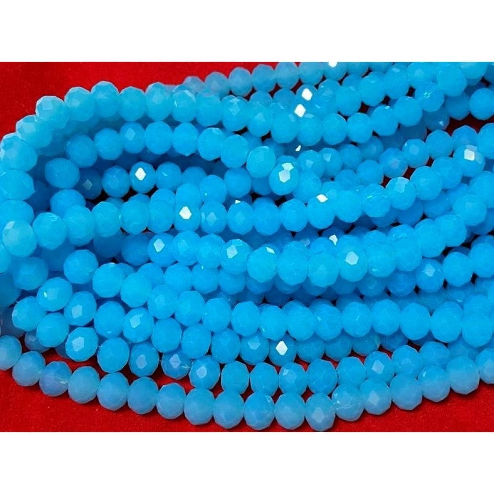 Хрустальные бусины(стекло). Размер - 6 мм. В упаковке 95-105 шт. Цвет - небесный матовый 
Хрустальные бусины(стекло). Размер - 6 мм. В упаковке 95-105 шт. Цвет - небесный матовый