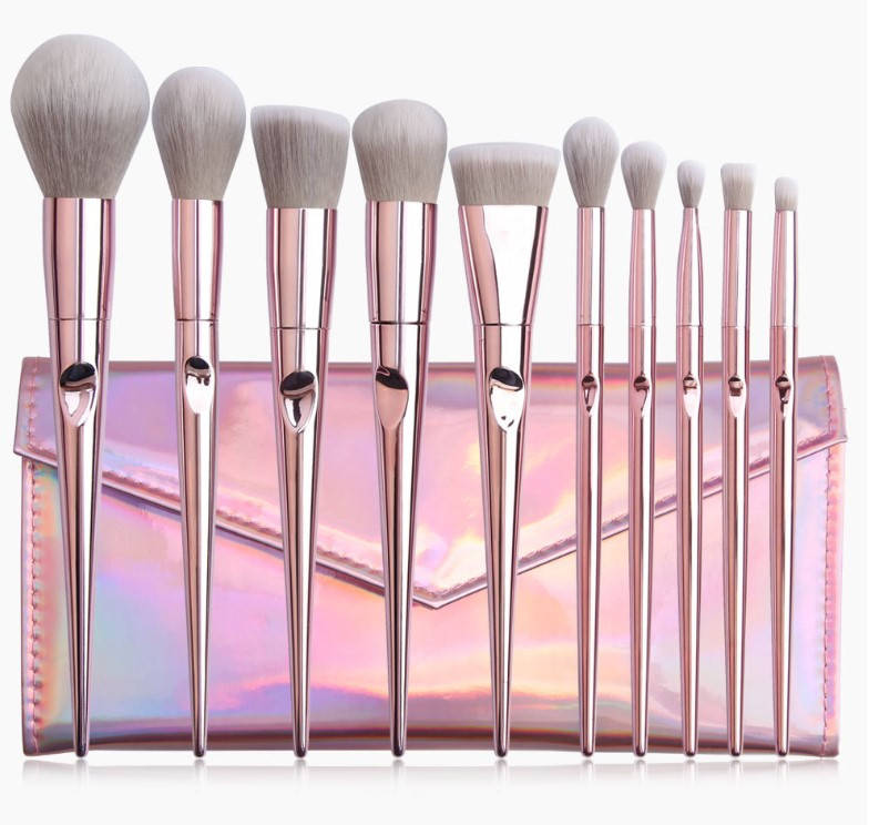 Набор кистей для макияжа 10шт Pink Glow оригинал
Набор кистей для макияжа 10шт Pink Glow оригинал