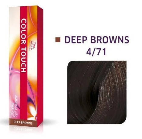 Краска для волос Wella Color Touch безаммиачная 4/71 Средний коричневый коричнево-пепельный 60 мл
Краска для волос Wella Color Touch безаммиачная 4/71 Средний коричневый коричнево-пепельный 60 мл