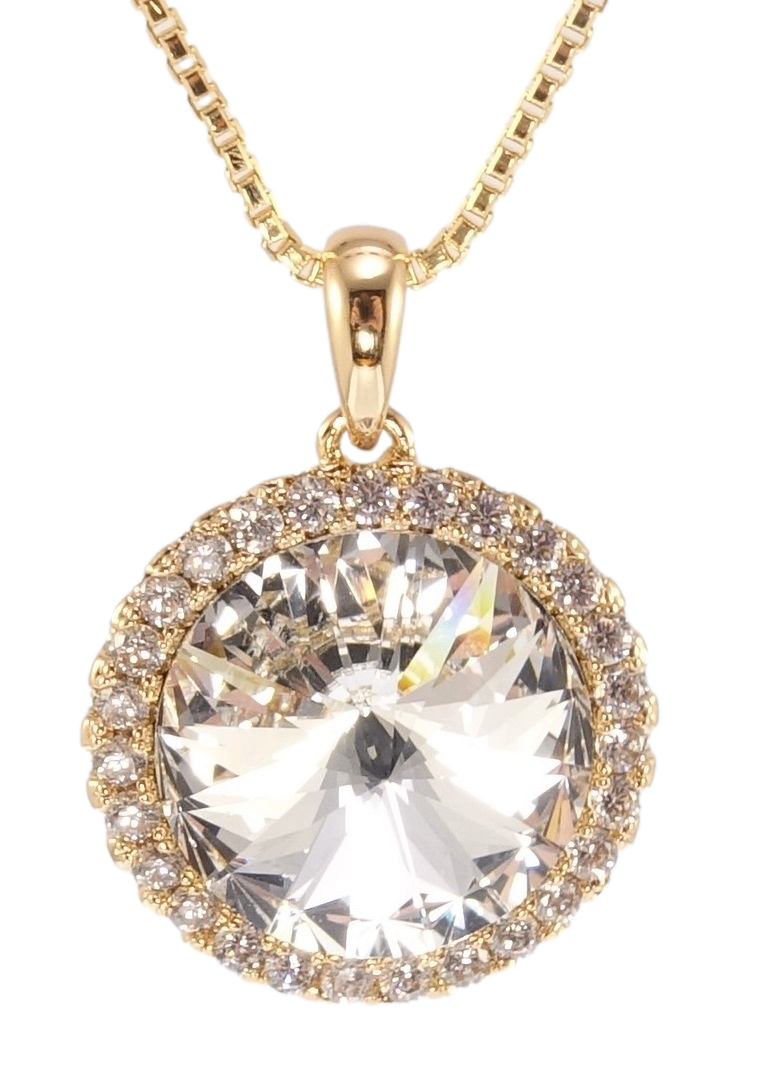 Кулон Xuping Позолота 18K с кр-ми Swarovski на цепочке "Кристалл Clear, ø 18мм" длина 40-45см х 1мм
Кулон Xuping Позолота 18K с кр-ми Swarovski на цепочке "Кристалл Clear, ø 18мм" длина 40-45см х 1мм