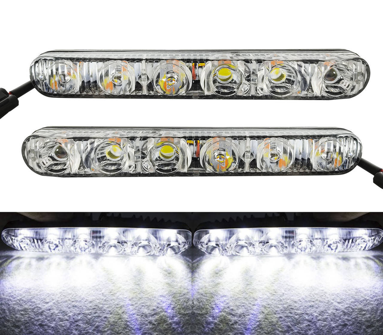 Качественные LED ДХО металлический корпус! По 6 диодов в каждой. 12В. Светодиодные дневные ходовые огни., Белый
Качественные LED ДХО металлический корпус! По 6 диодов в каждой. 12В. Светодиодные дневные ходовые огни., Белый
