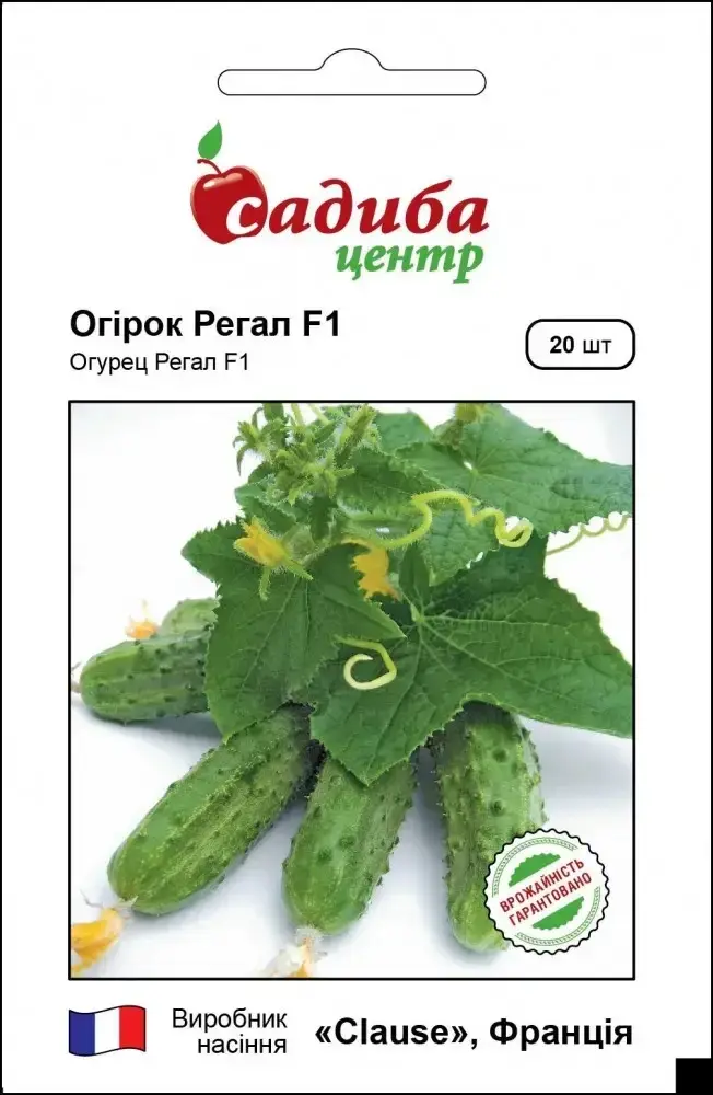 Огурец Регал F1 20 шт
Огурец Регал F1 20 шт