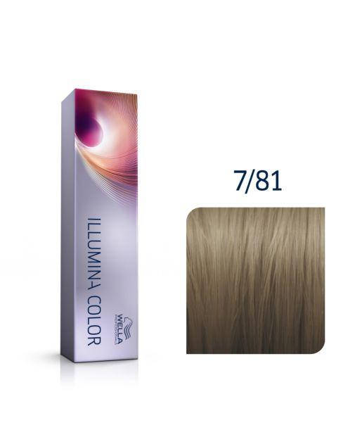 Краска для волос Wella Professionals Illumina Color 7/81 - Блонд жемчужно-пепельный
Краска для волос Wella Professionals Illumina Color 7/81 - Блонд жемчужно-пепельный