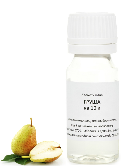 Ароматизатор «Груша» на 10 литров
Ароматизатор «Груша» на 10 литров