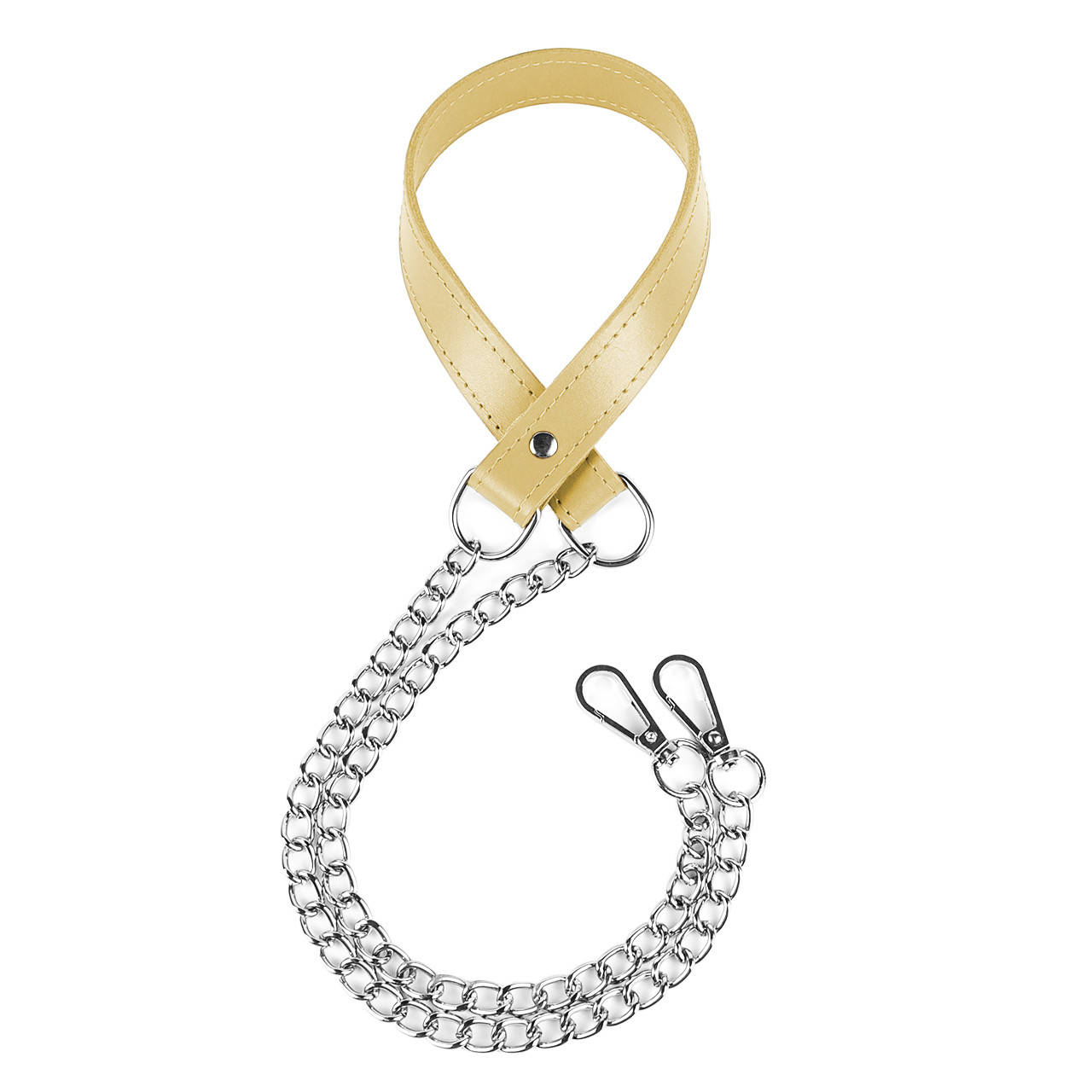 Ручка для сумки кожа Шампань + цепь, 112 см
Ручка для сумки кожа Шампань + цепь, 112 см