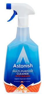 Универсальное средство для уборки Astonish Multi-Purpose Cleaner With Bleach ванной комнаты и кухни, 750 мл
Универсальное средство для уборки Astonish Multi-Purpose Cleaner With Bleach ванной комнаты и кухни, 750 мл