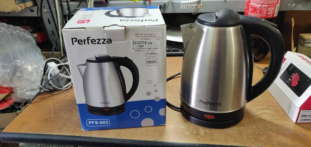 Электрический чайник Perfezza PFS-003 № 21250814/2
Электрический чайник Perfezza PFS-003 № 21250814/2