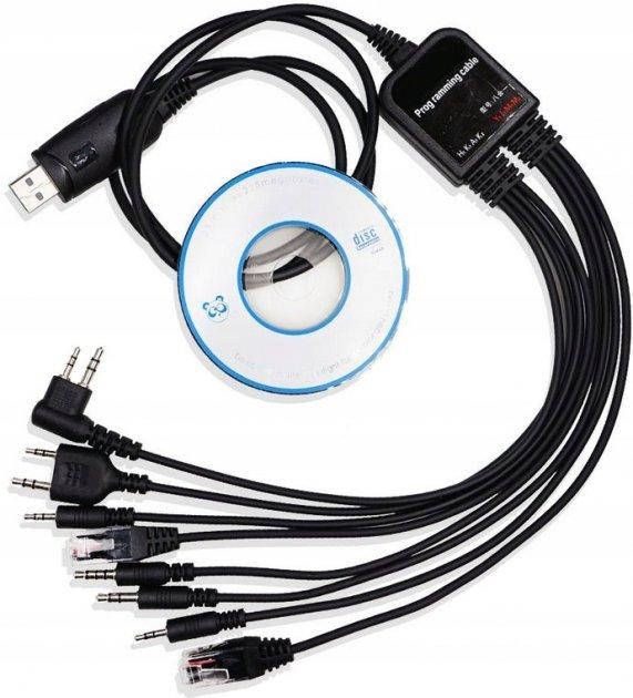 Baofeng USB кабель программирования раций универсальный 8 в 1 WakeSnow для Baofeng, Motorola, Kenwood, Yaesu
Baofeng USB кабель программирования раций универсальный 8 в 1 WakeSnow для Baofeng, Motorola, Kenwood, Yaesu